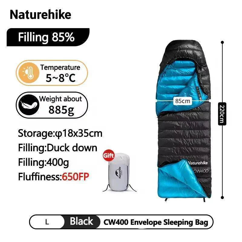 Lightweight Duck Down Sleeping Bag for Winter Camping