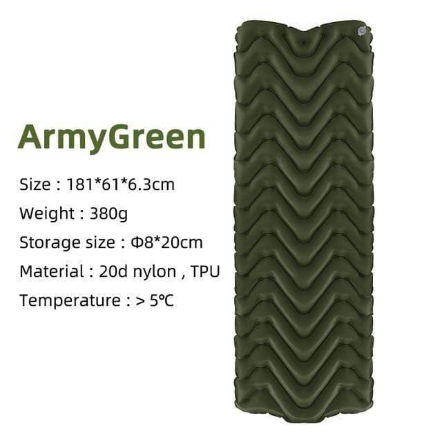 Inflatable Sleeping Pad for Camping – Lightweight Travel Mat