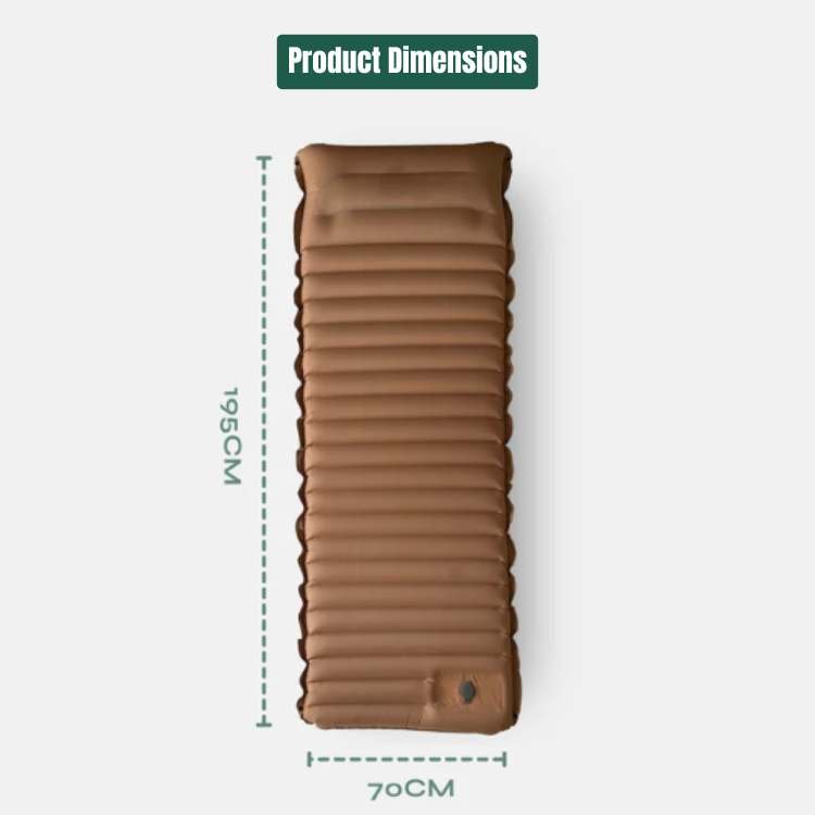 Inflatable Camping Sleep Pad - Lightweight and Compact