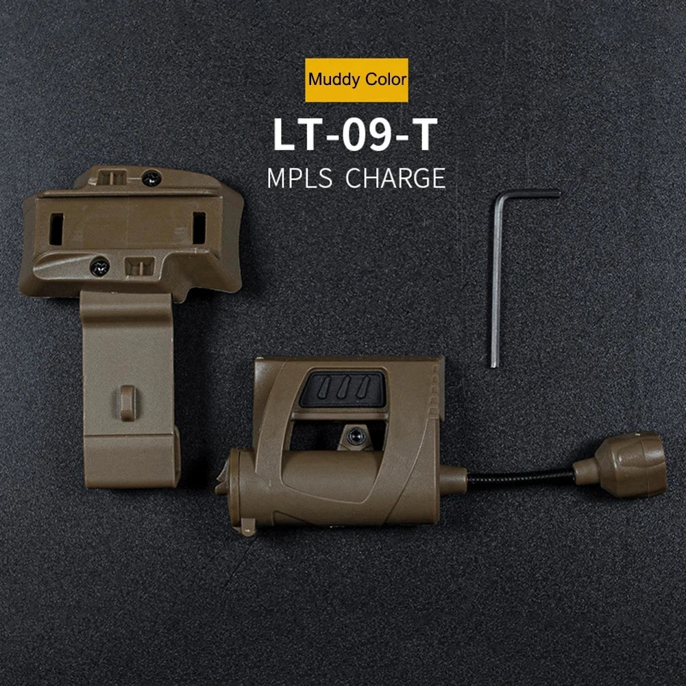 LED Helmet Light with Mount – 3 Lighting Modes