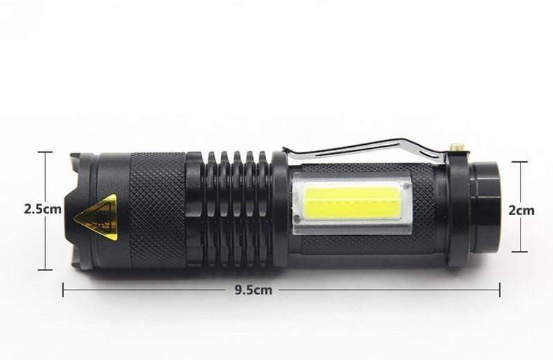 Compact Portable Tactical Flashlight - 3800 Lumens LED