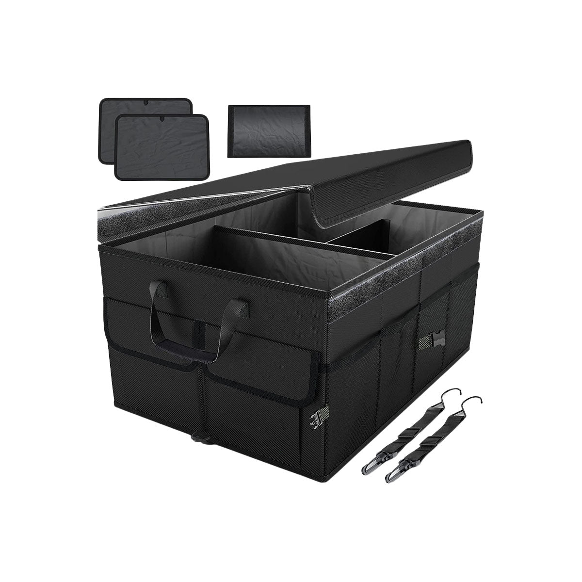 Car Trunk Organizer with Lid – 60L Collapsible Storage Solution