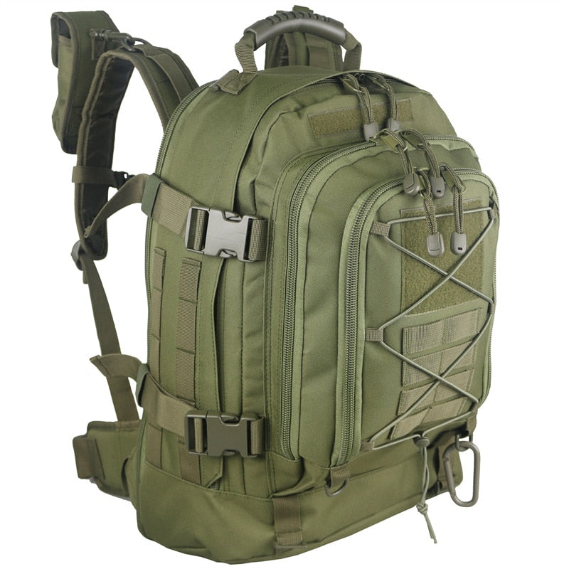 Expandable 60L Tactical Backpack for Outdoor Adventures