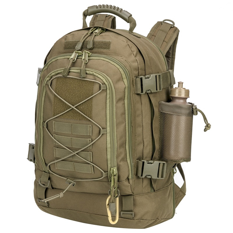 Expandable 60L Tactical Backpack for Outdoor Adventures