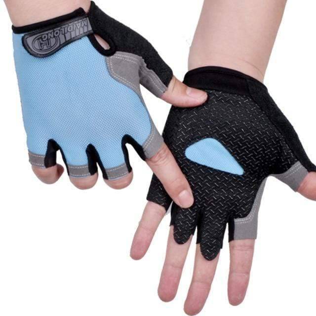Cycling Gloves Without Fingers Featuring Improved Grip