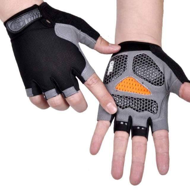 Cycling Gloves Without Fingers Featuring Improved Grip