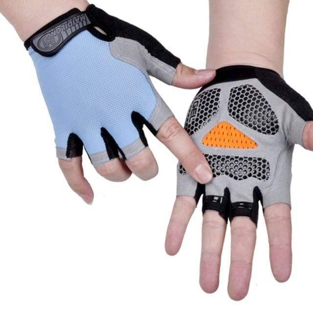 Cycling Gloves Without Fingers Featuring Improved Grip