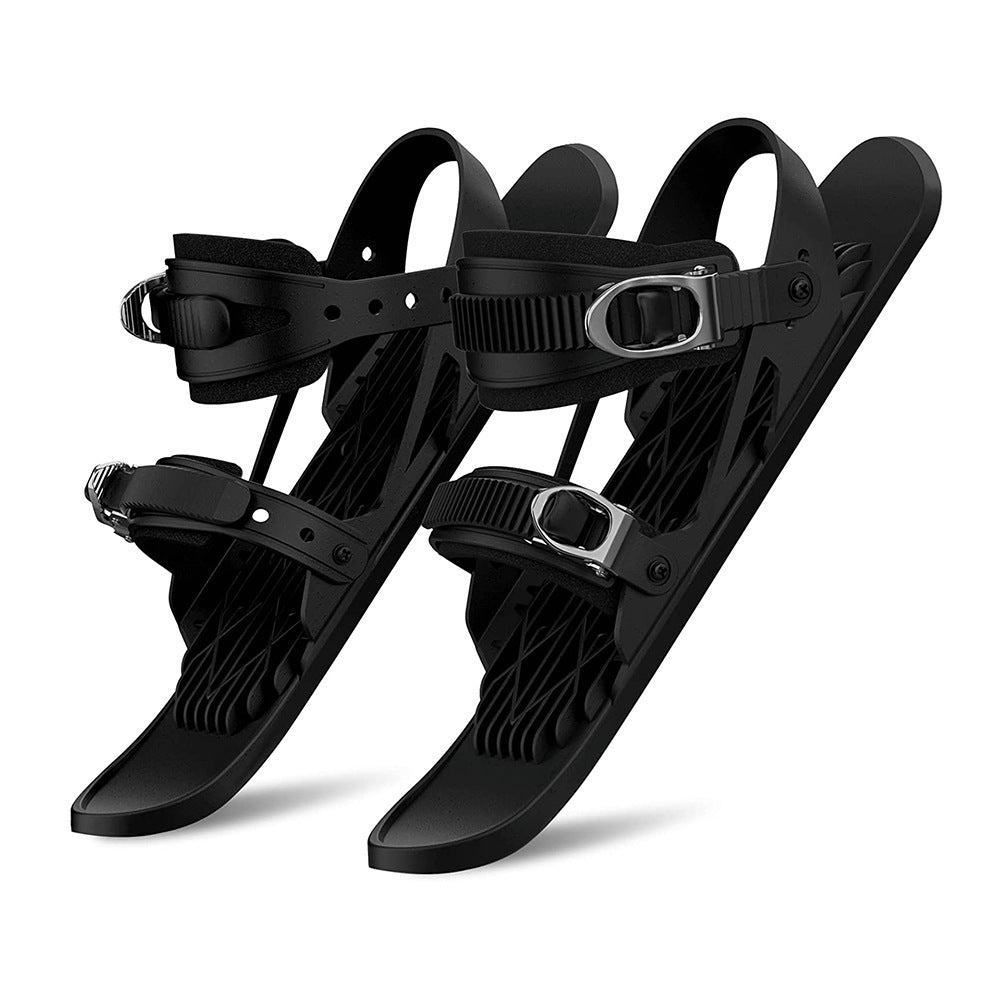 Compact Snow Skates for Adults and Children - Mini Skiing Gear