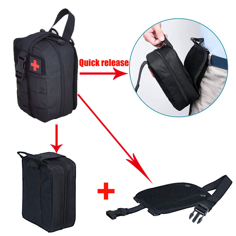 Medical Pouch for First Aid and Trauma with Rip Away MOLLE System
