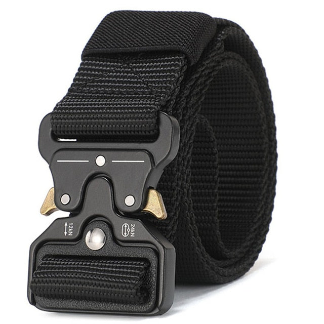 Outdoor Tactical Belt Featuring Quick-Release Closure