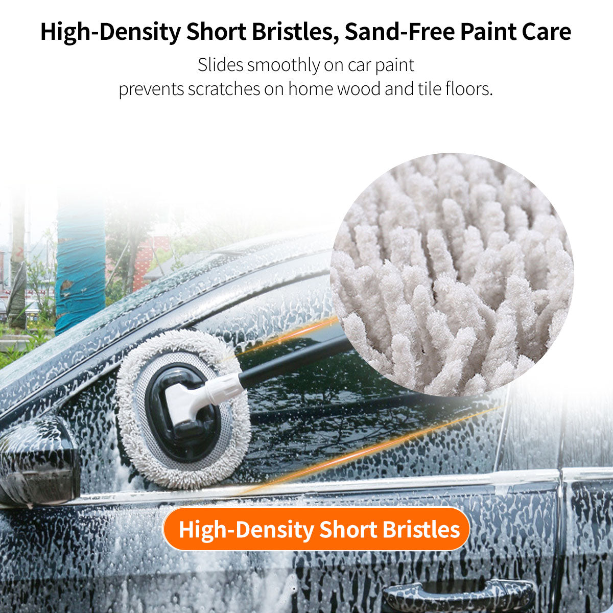 Ergonomic Handle Car Cleaning Mop Set
