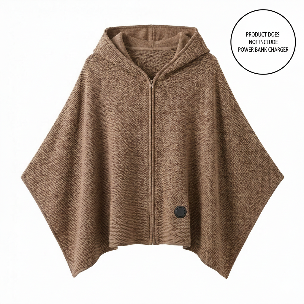 Heating Shawl with Graphene – Cordless Design