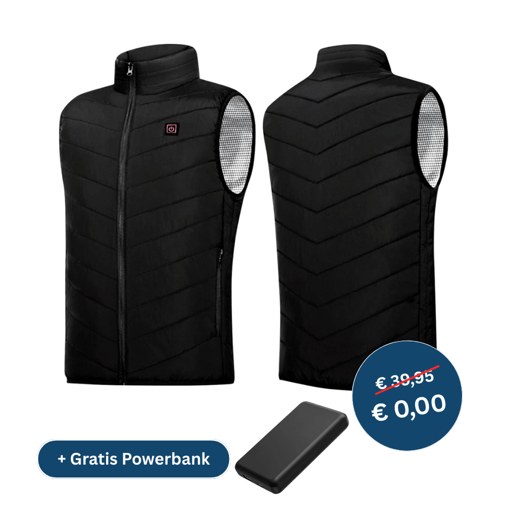 Heated Vest with 9 Heating Zones for Core Comfort