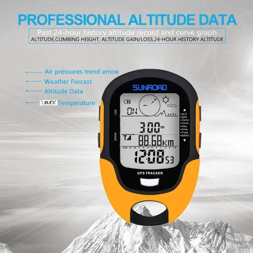 GPS Digital Altimeter with Barometer and Compass Features