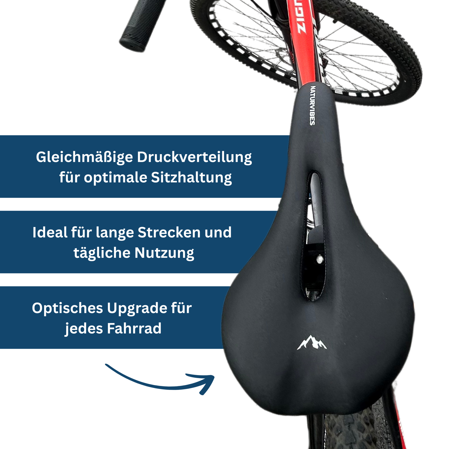 Comfortable Bicycle Saddle for Enhanced Riding Experience