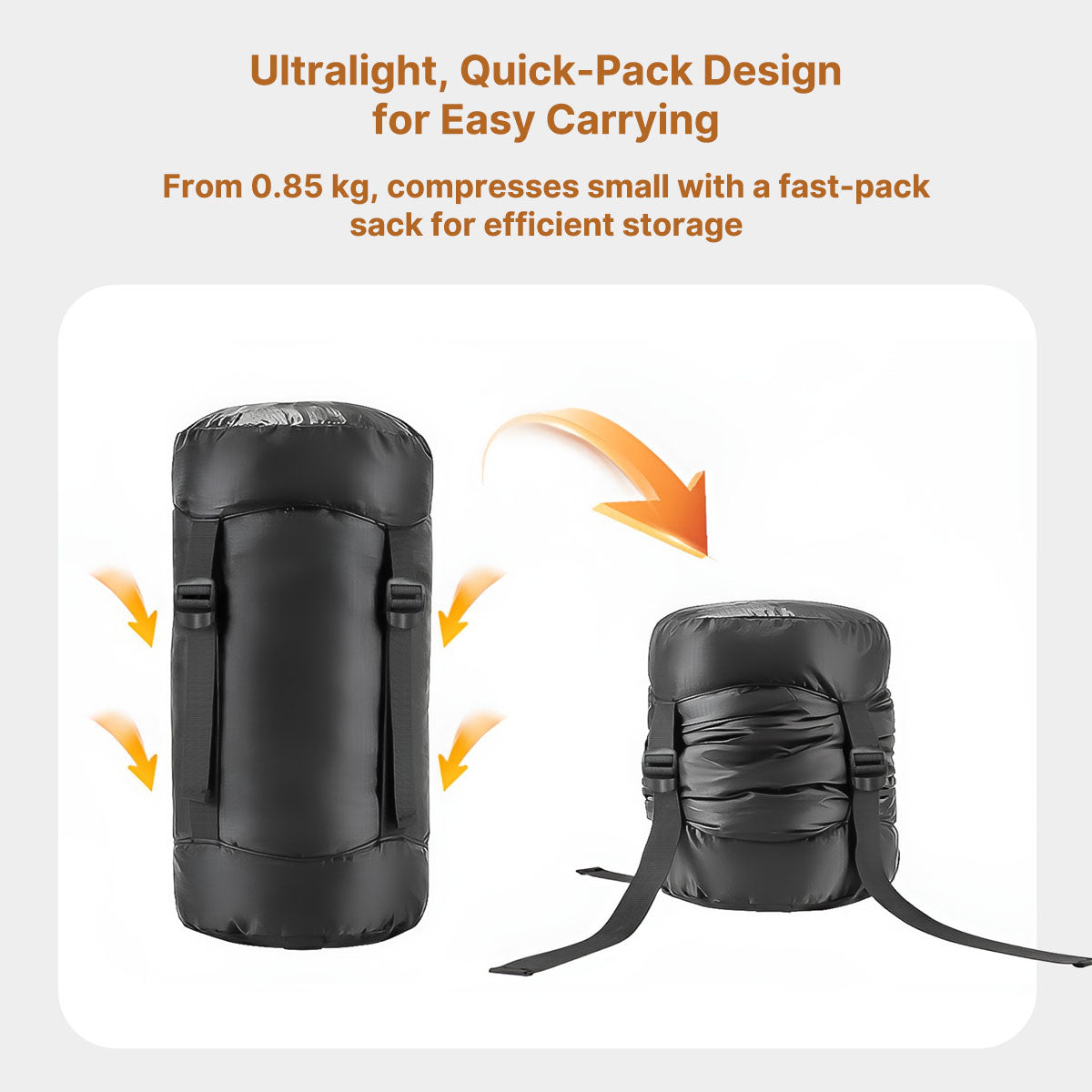 Down Mummy Sleeping Bag for Extreme Weather Conditions