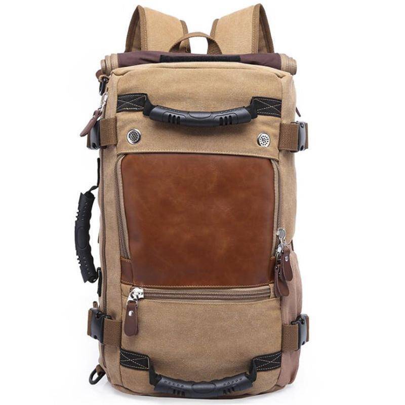 Durable Canvas Backpack for Travel