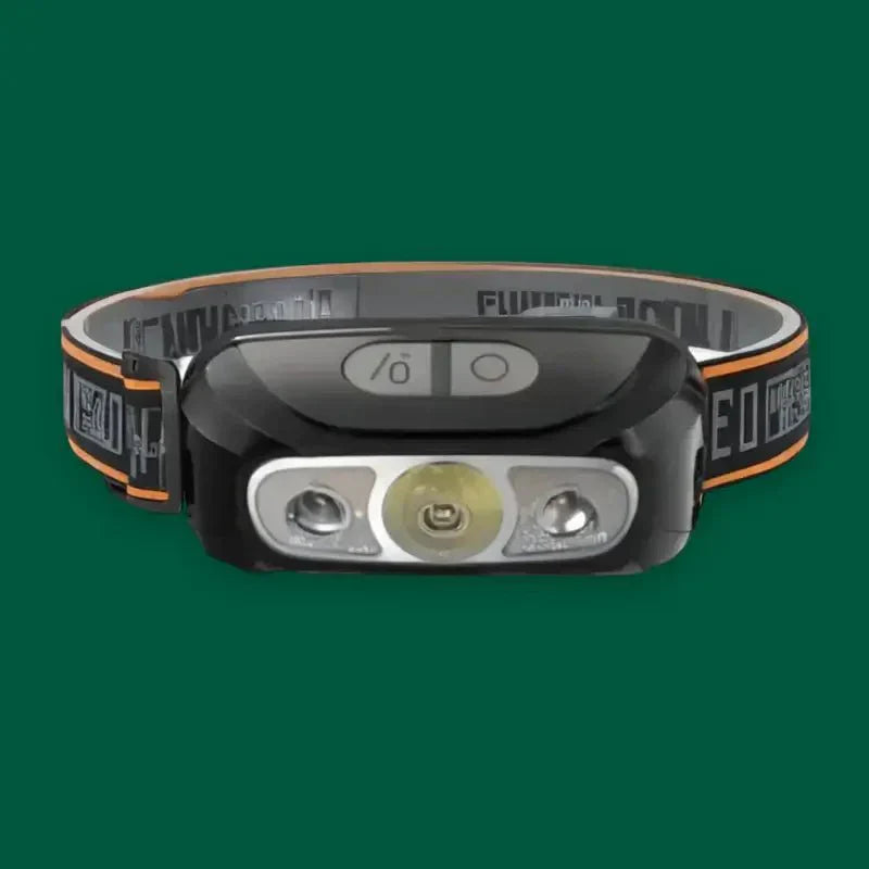 LED Headlamp with Motion Sensor for Outdoor Use