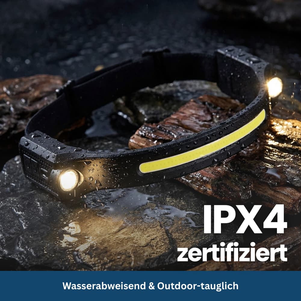 Headlamp with LED Lighting for Enhanced Visibility