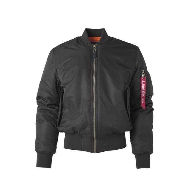 Flight Bomber Jacket in Military Design