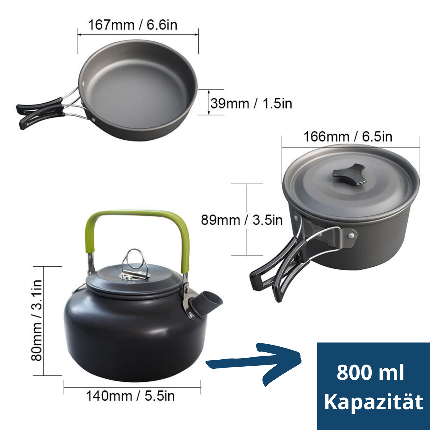 Camping Cooking Kit for Outdoor Use