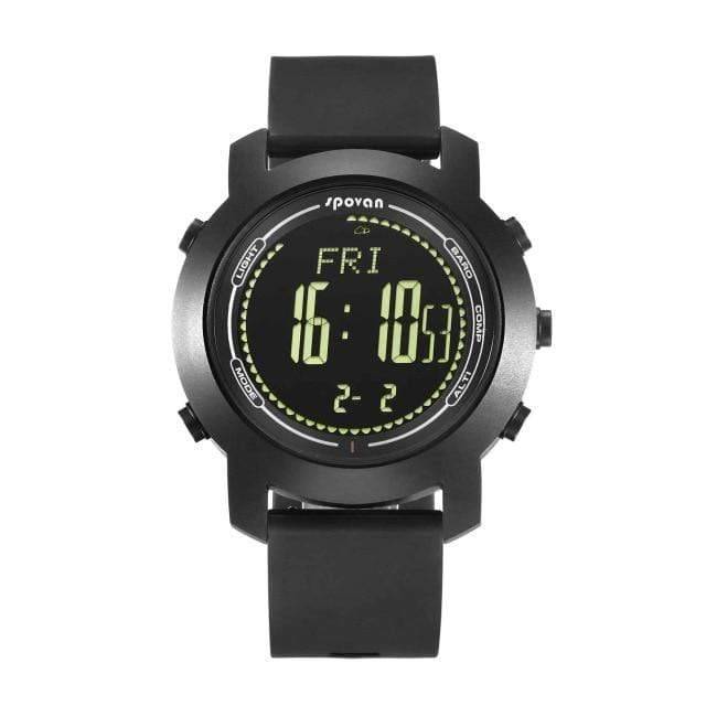 Digital Sports Watch for Outdoor Activities Featuring Compass