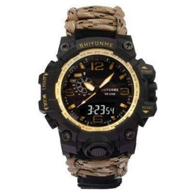 Digital Quartz Watch for Outdoor and Military Use