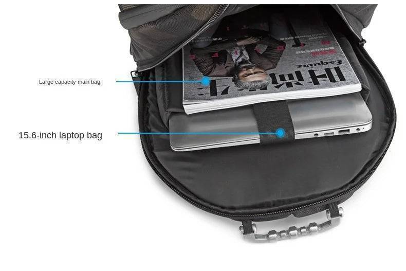 Durable Travel Backpack for Outdoor Use - Unisex Music Box Design