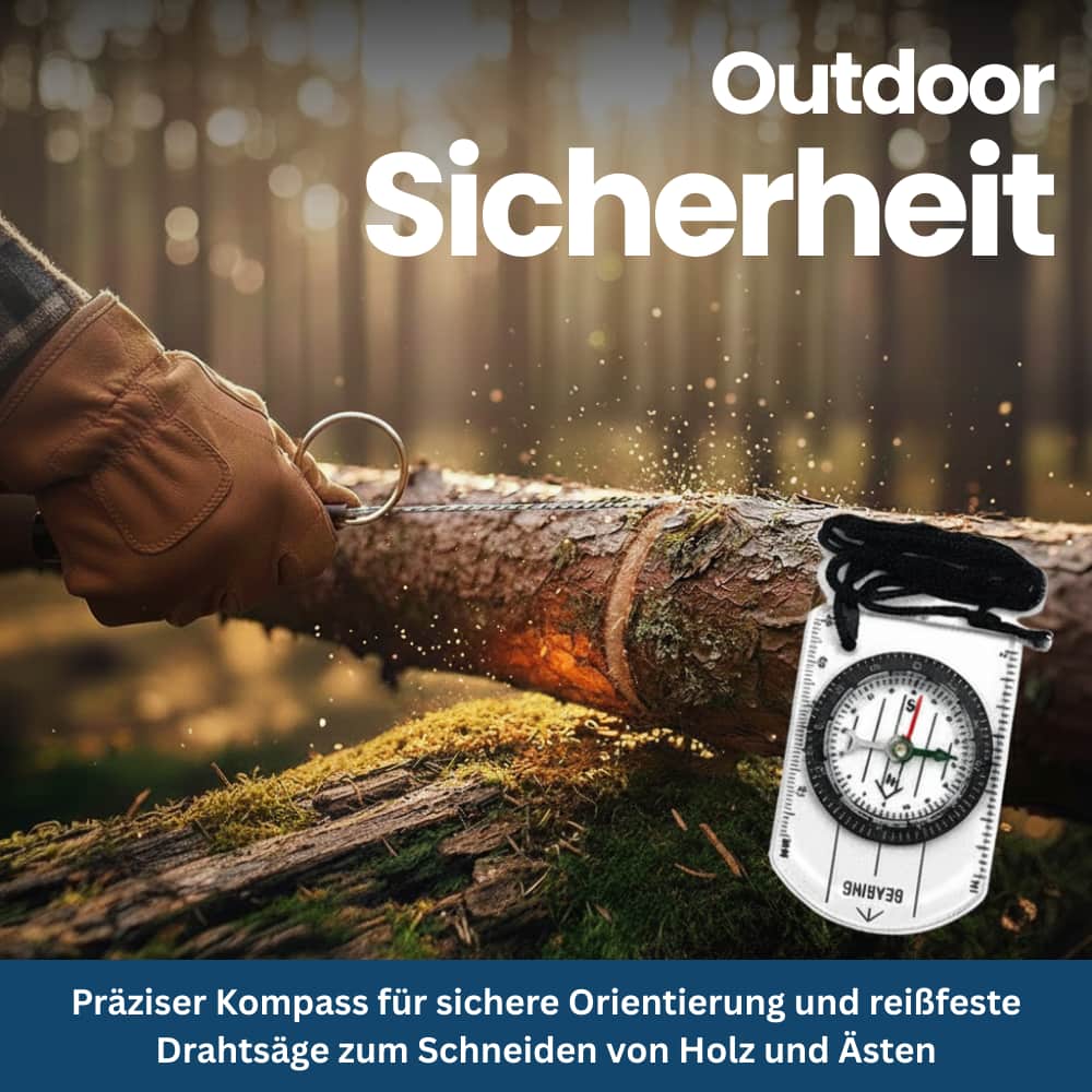 Complete Survival Gear Set for Outdoor Adventures