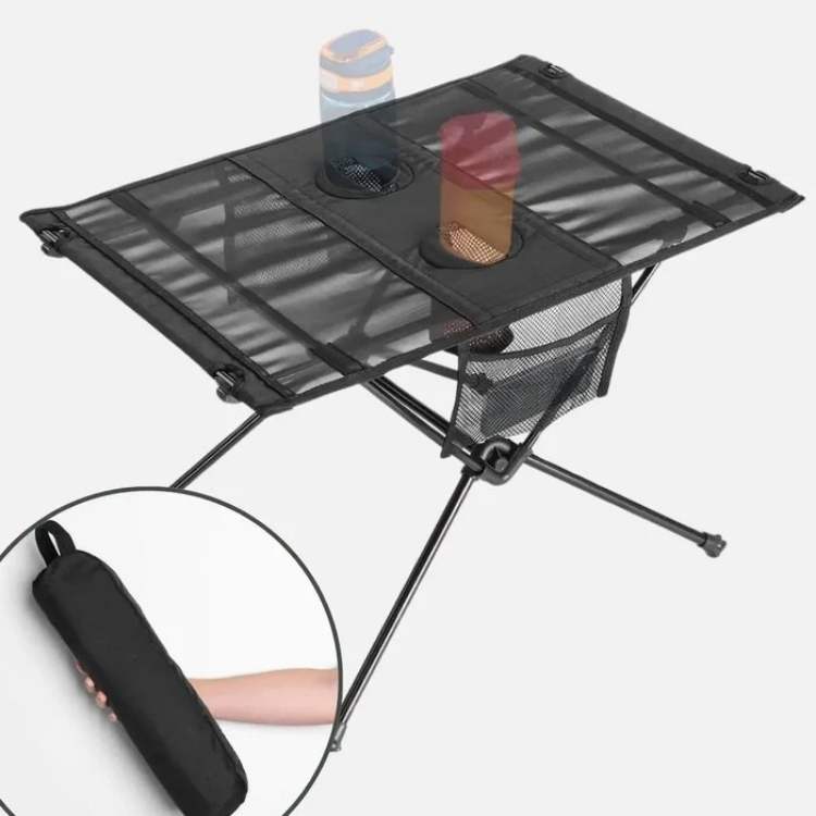 Folding Camping Table in Portable Aluminum Design