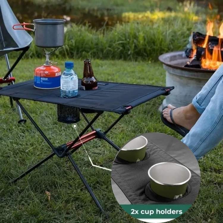 Folding Camping Table in Portable Aluminum Design