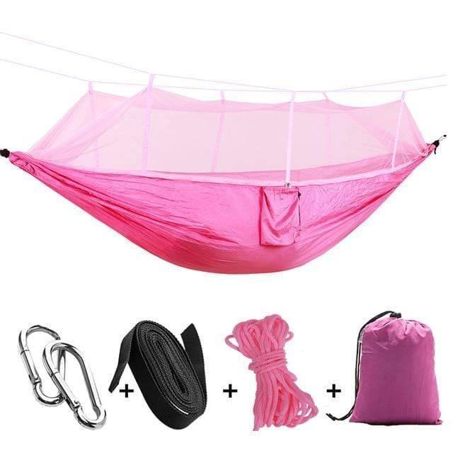 Camping Hammock with Mosquito Net for Outdoor Use – Portable Design
