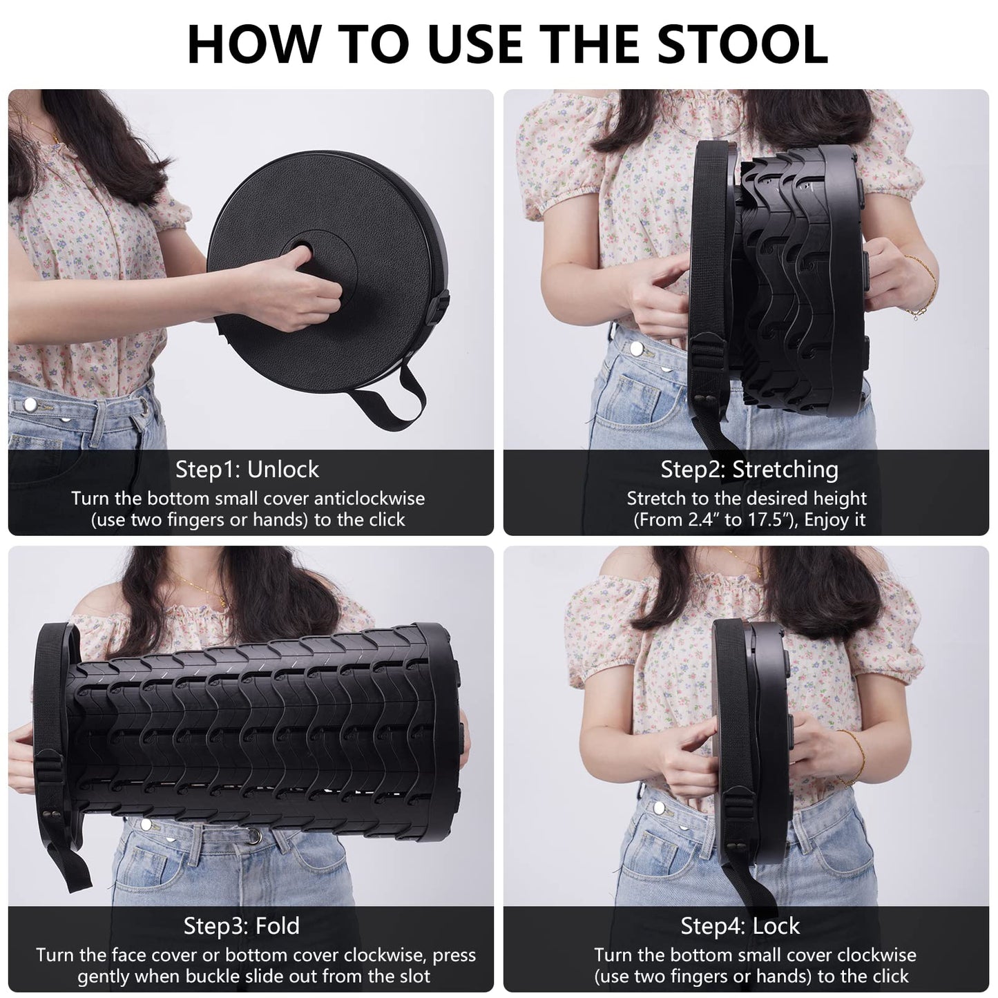 Compact Folding Seat for Outdoor Use