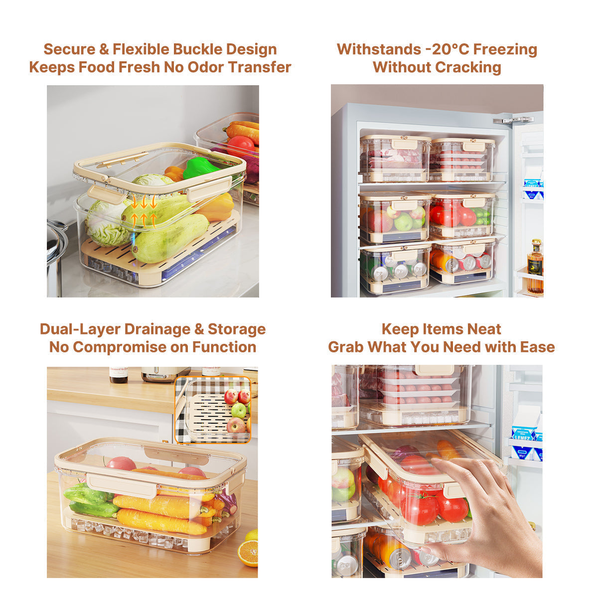 Compact Food Storage Container – Leak-Resistant Design