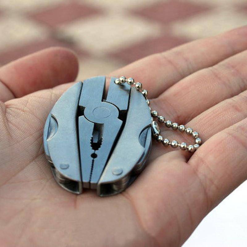 Folding Multi-Function Tool with Portable Design