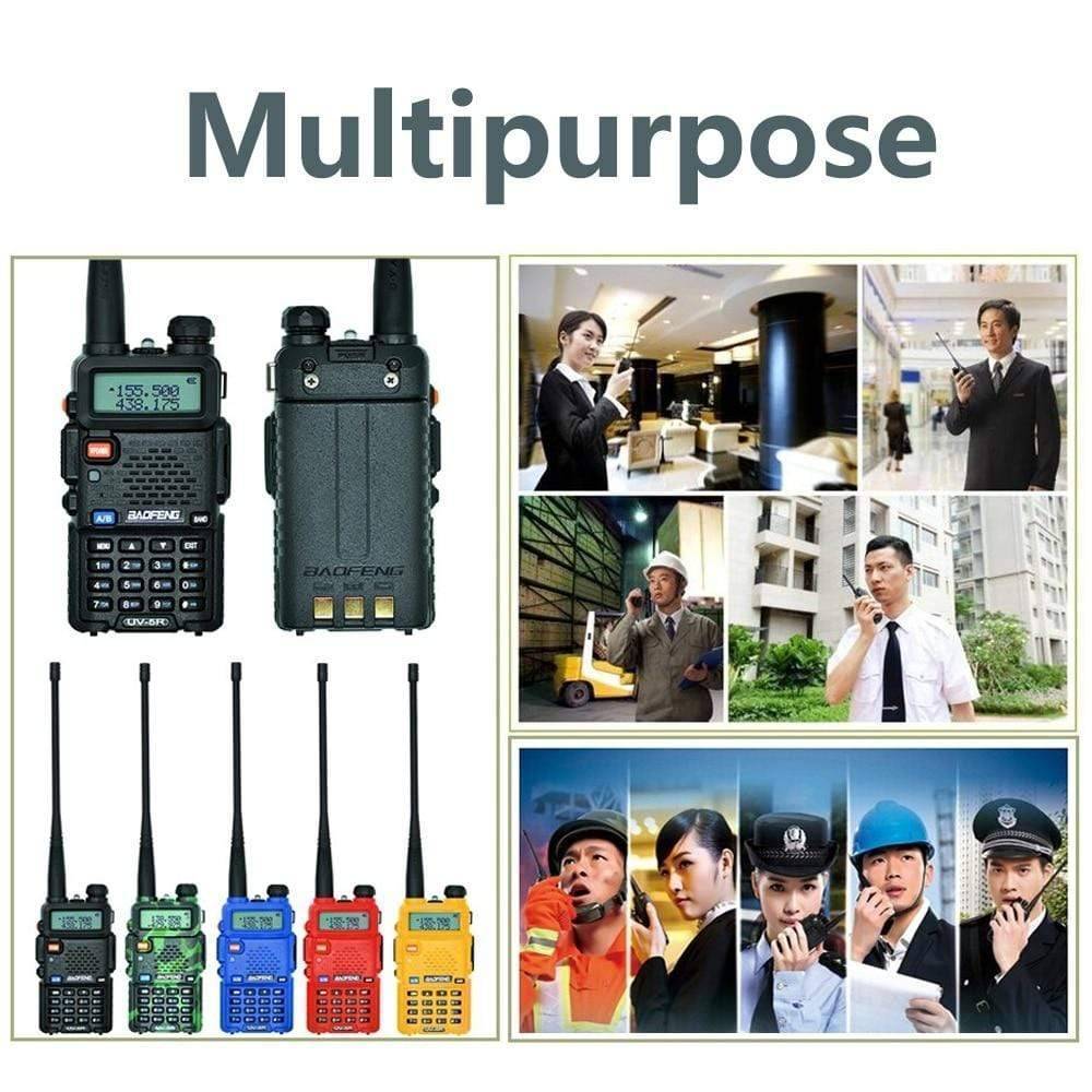 Compact Dual-Channel Walkie Talkie Kit