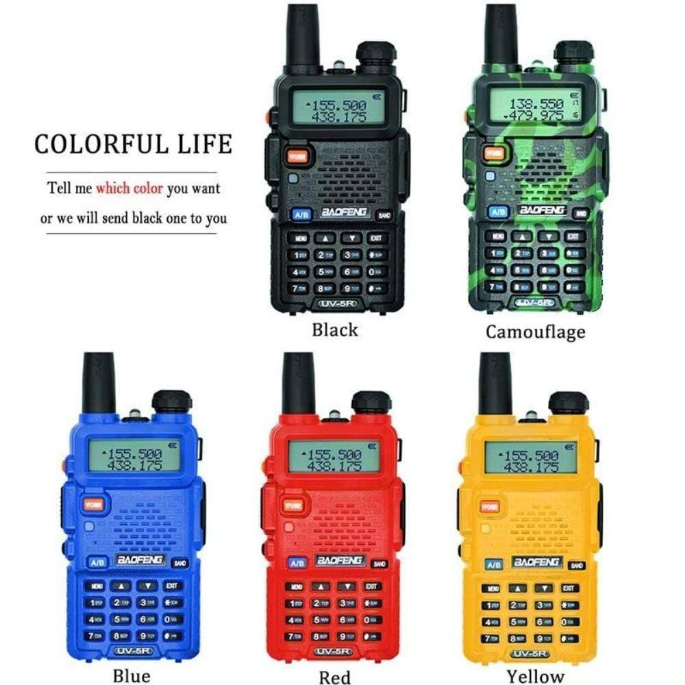 Compact Dual-Channel Walkie Talkie Kit