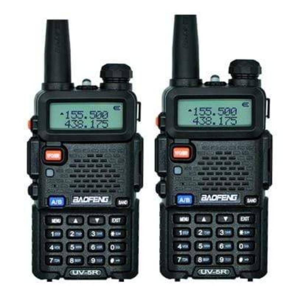 Compact Dual-Channel Walkie Talkie Kit