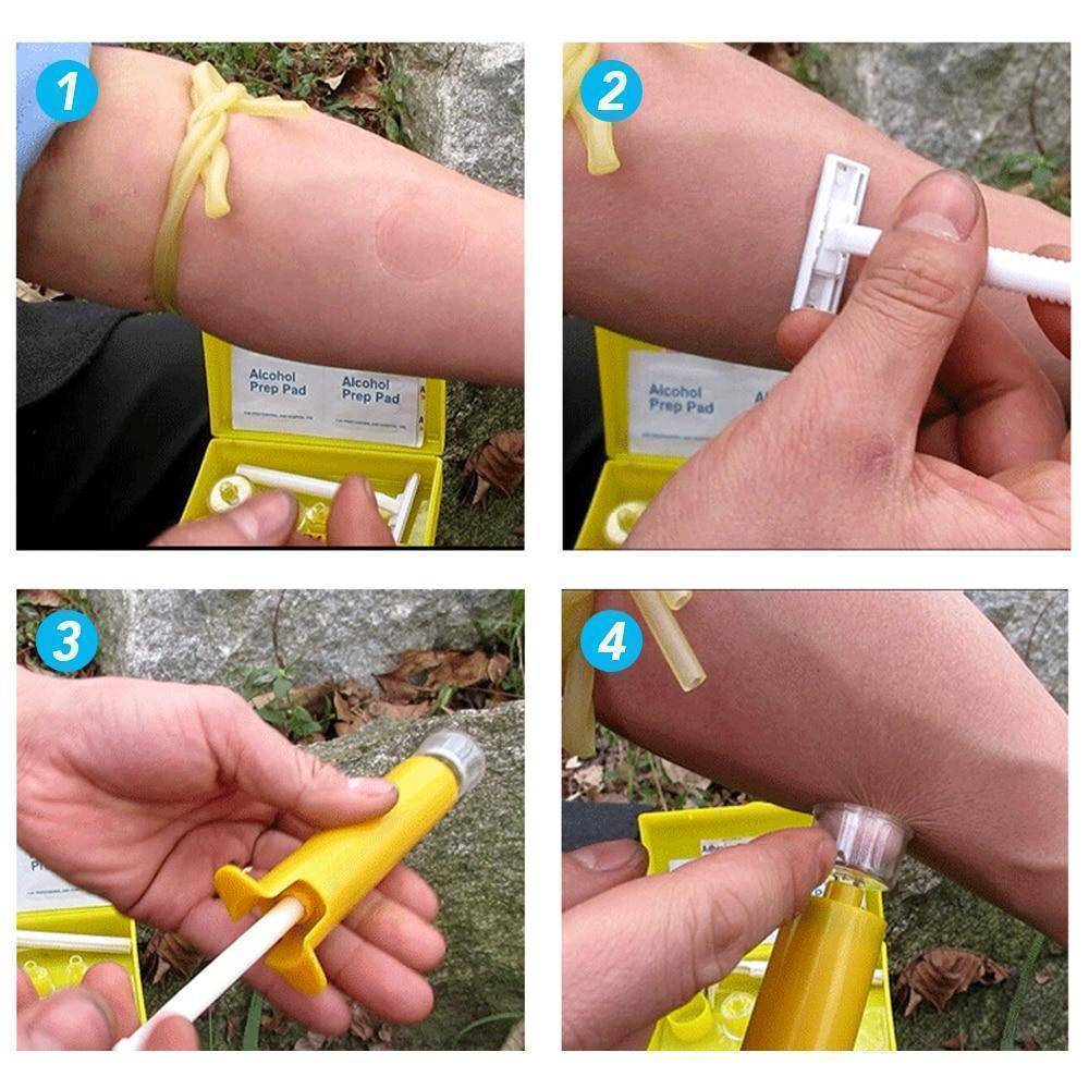 Emergency Relief Pump Kit for Portable Venom Extraction