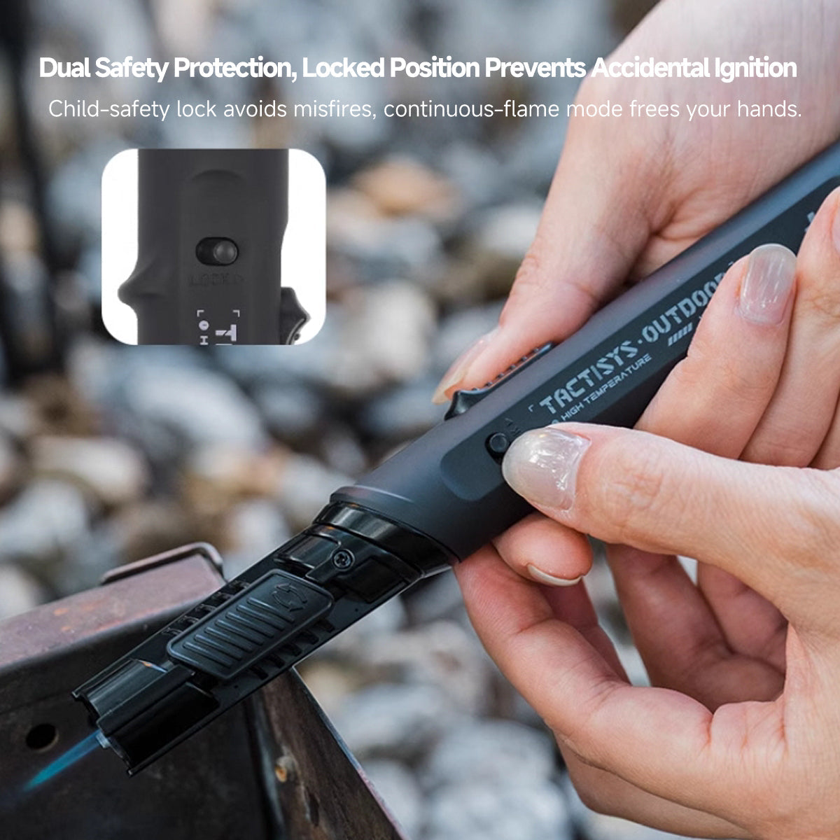 Electric Lighter for Candles - Ideal for Outdoor and Kitchen Use