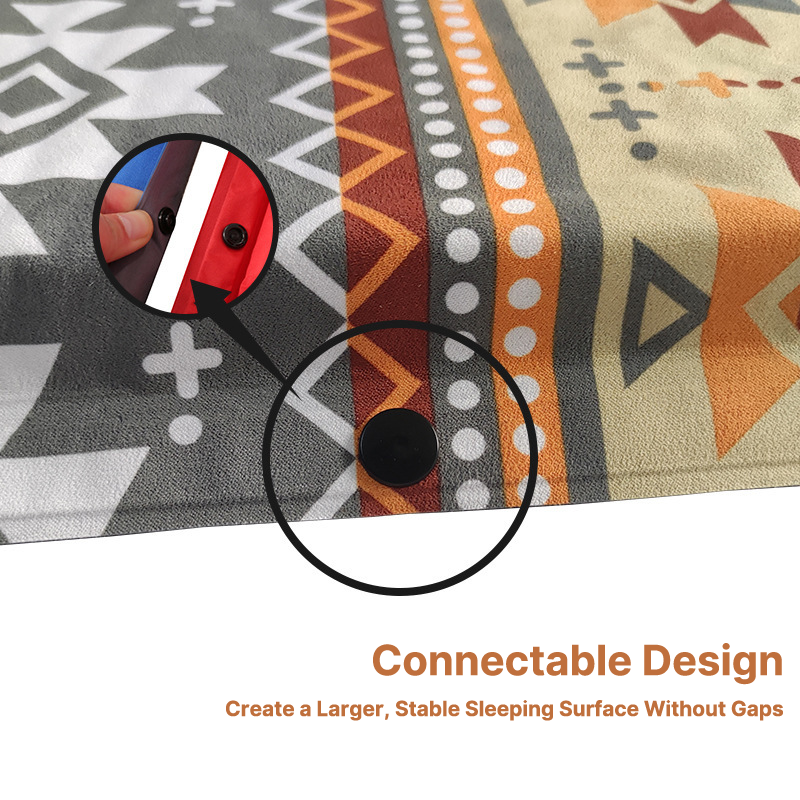 Camping Sleeping Pad with Self-Inflation Feature