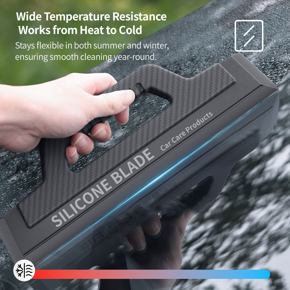 Car Window Wiper Squeegee Made of Silicone