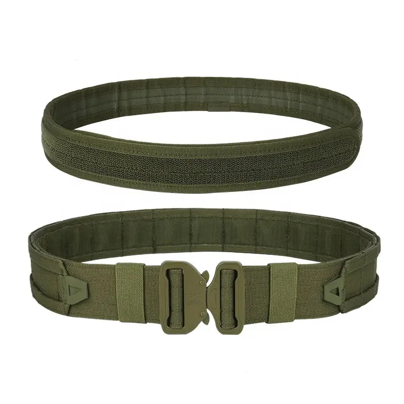 Combat Utility Belt Featuring 8-in-1 Molle Pouch System