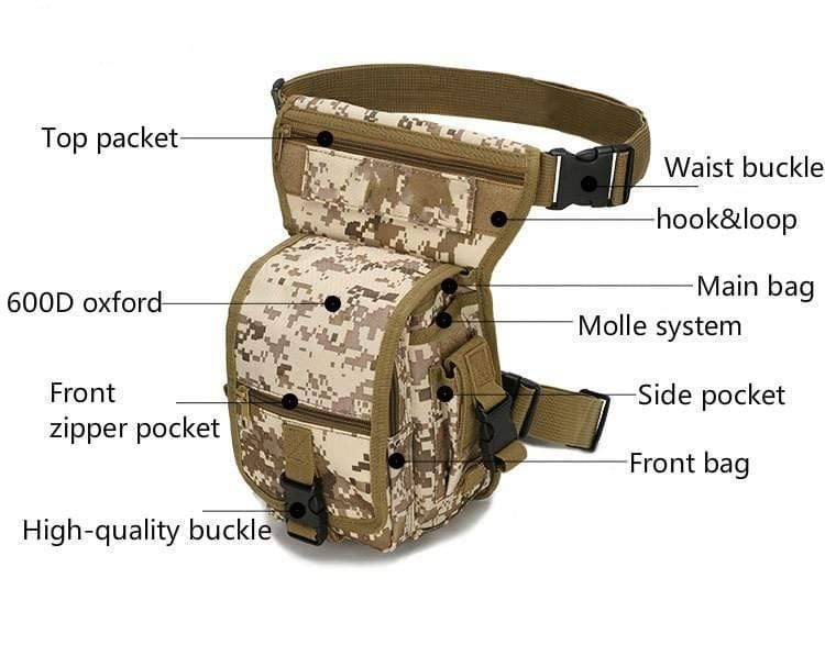 Drop Leg Tactical Bag for Hiking and Hunting Outdoors