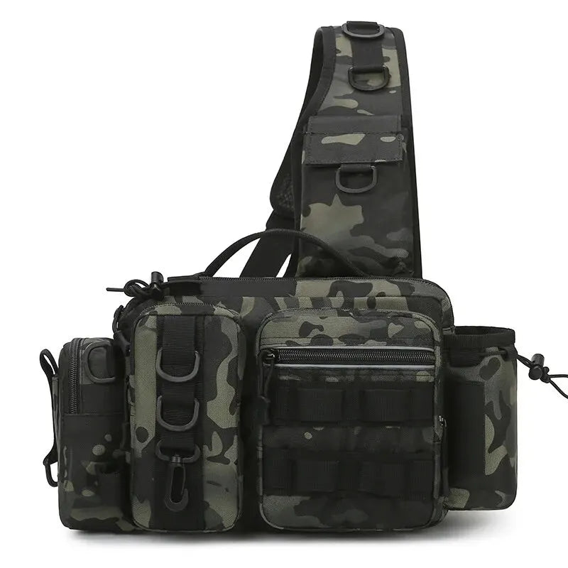Fishing Backpack with Rod Storage for Tactical Use