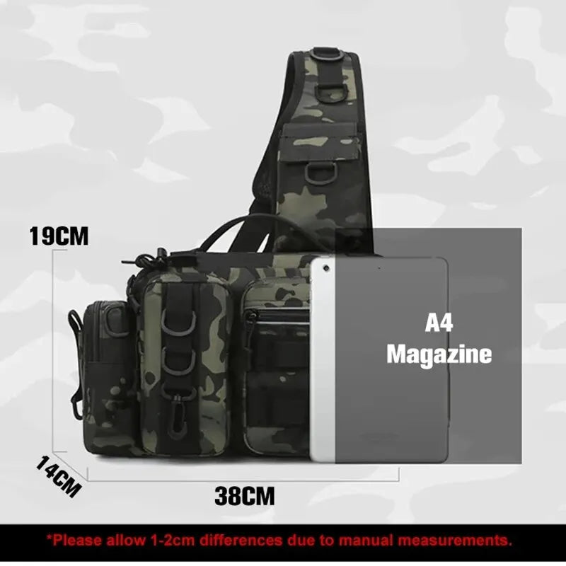 Fishing Backpack with Rod Storage for Tactical Use