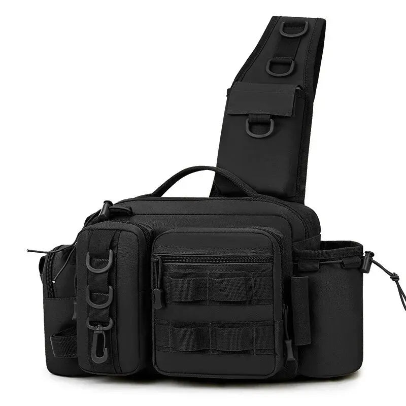 Fishing Backpack with Rod Storage for Tactical Use