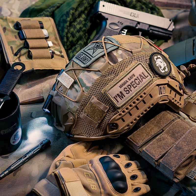 Helmet Cover for Tactical Military Use