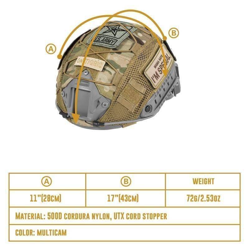 Helmet Cover for Tactical Military Use