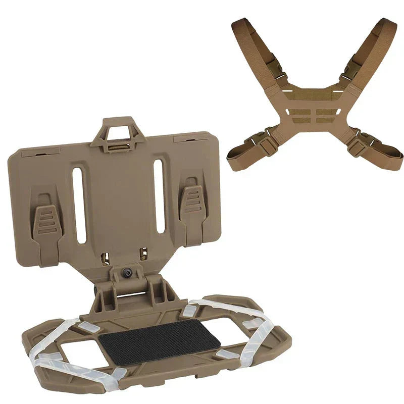 Chest Mount for Phones – Tactical MOLLE Folding Holder